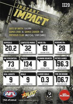 2019 Select Footy Stars - Instant Impact #II20 Brodie Grundy Back